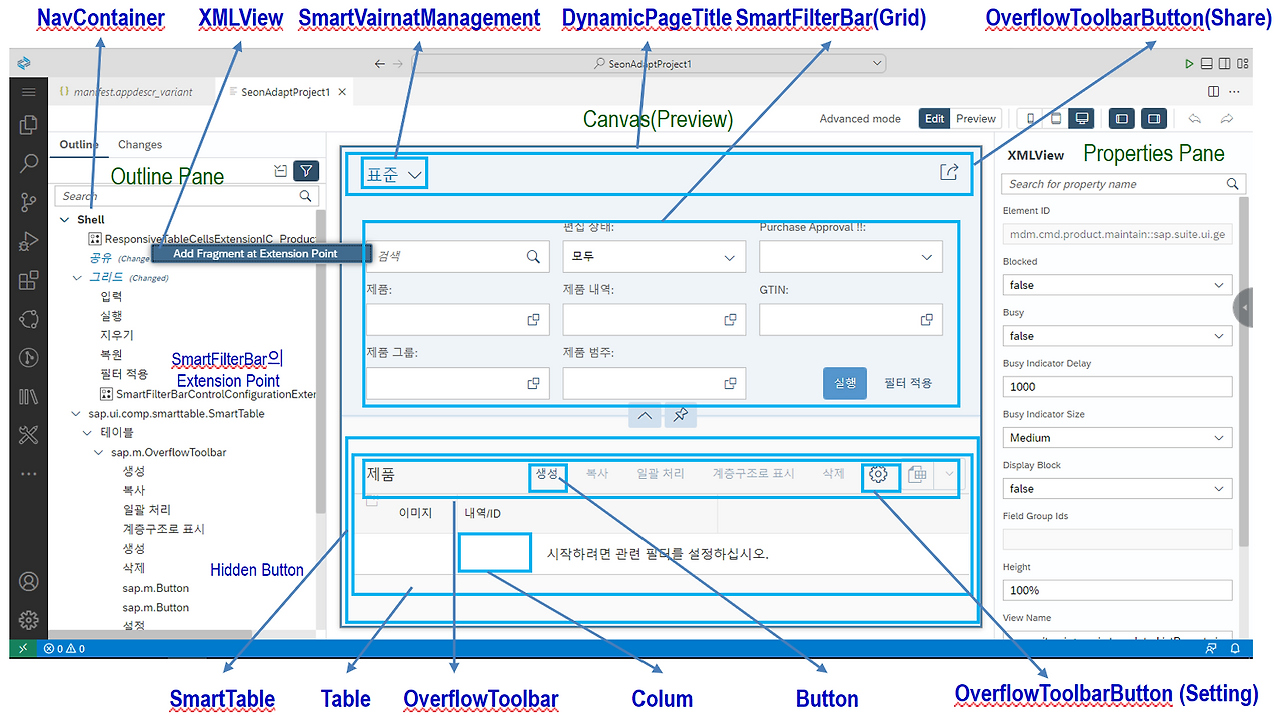 [그림 5-49] Adaptation Project에서의 UI Enhancement 가능 영역 예시.png