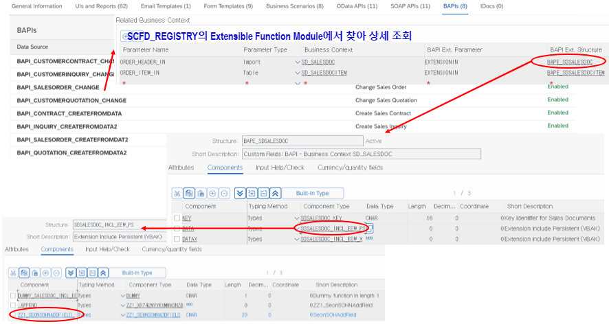 [그림 7-83] CFL를 통한 BAPI에 필드 추가.png