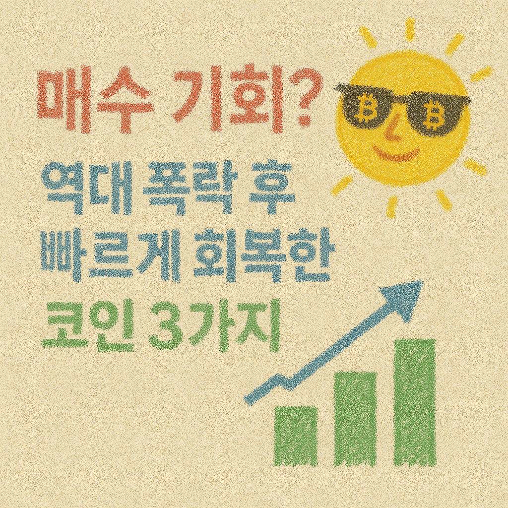 09화 매수 기회? 역대 폭락 후 빠르게 회복한 코인 3가지