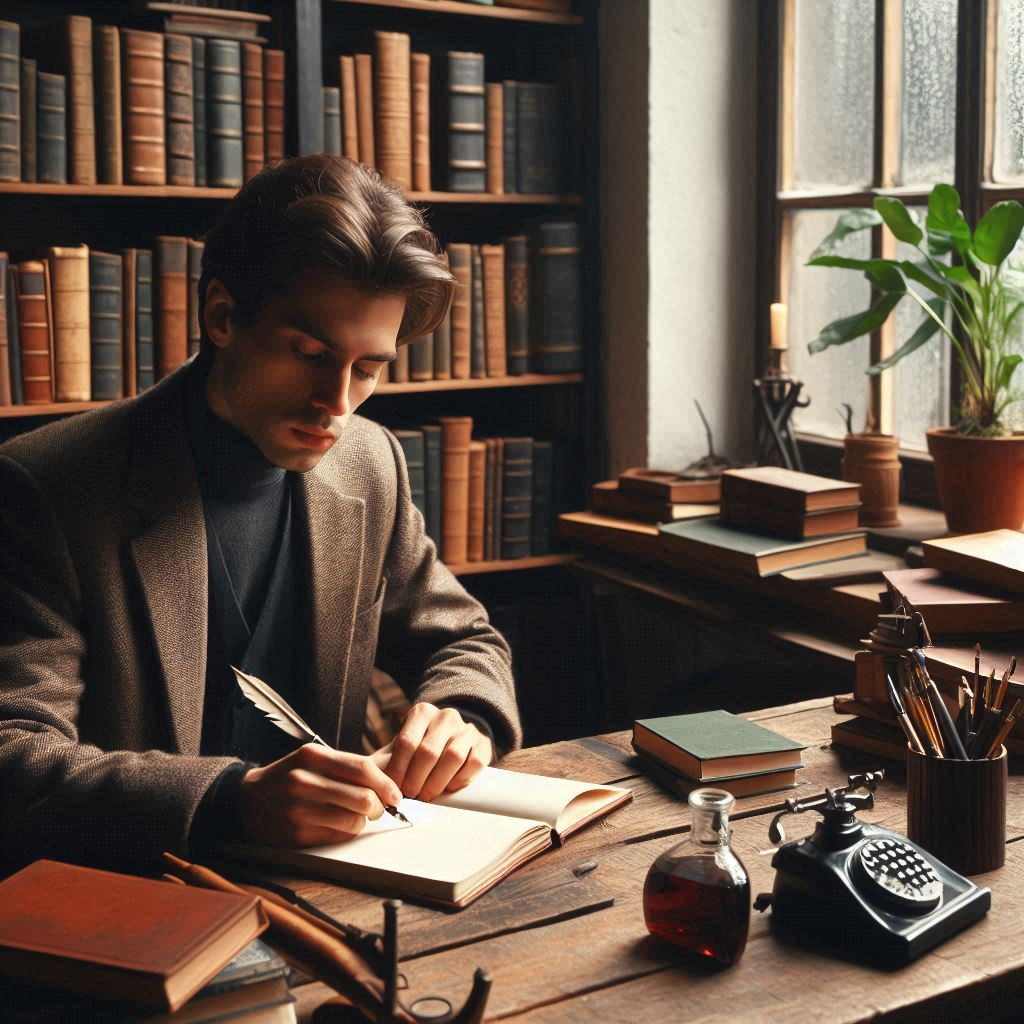 고민하면서 노트에 글을 쓰는 이미지.png