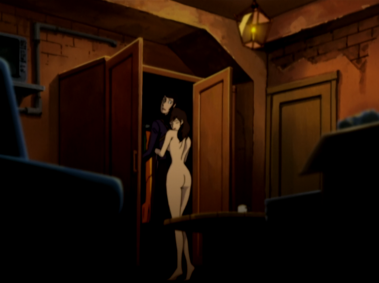 [Centaurea-Raws] Lupin The Third - Episode 0 The First Contact 2002 (BDRip 1436X1072 X265 VFR Main10p Flac).mkv_001775482.png