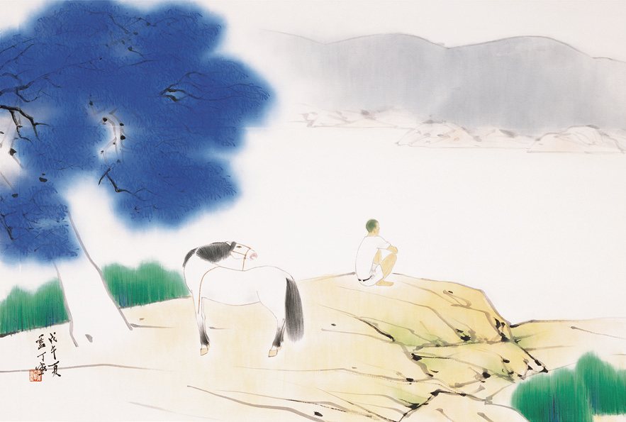 아침9-(「호반」, 박노수).png