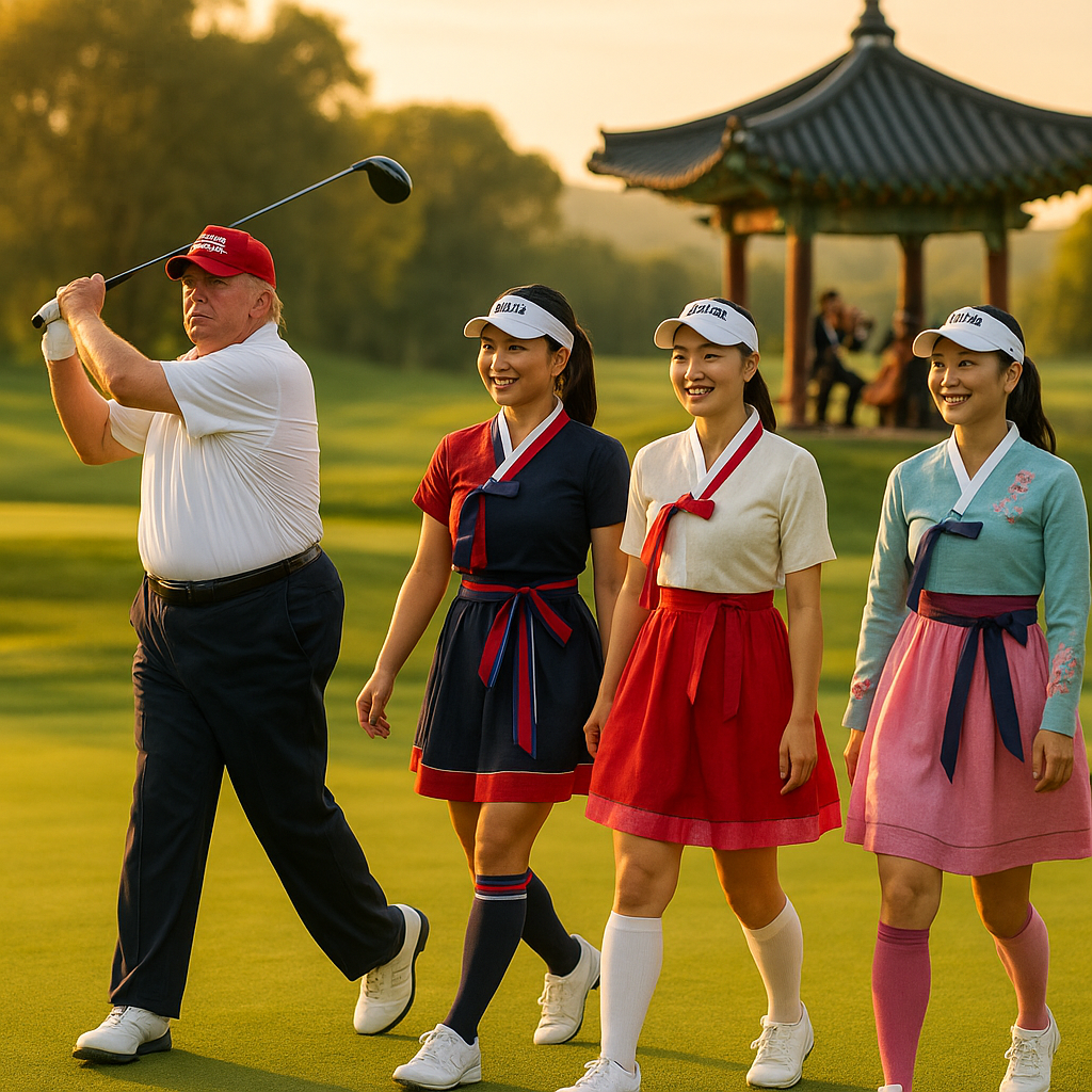 20250616_1928_Golfing with Korean Golfers_simple_compose_01jxw4e5rge1yth91g4z6849gd.png