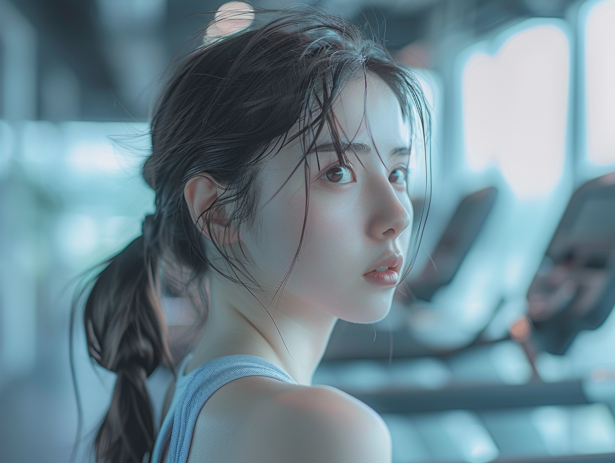 gongja6846_a_young_woman_on_a_treadmill_waiting_for_her_worko_71dd8414-8aee-4003-b2c6-a592afb13883_0.png