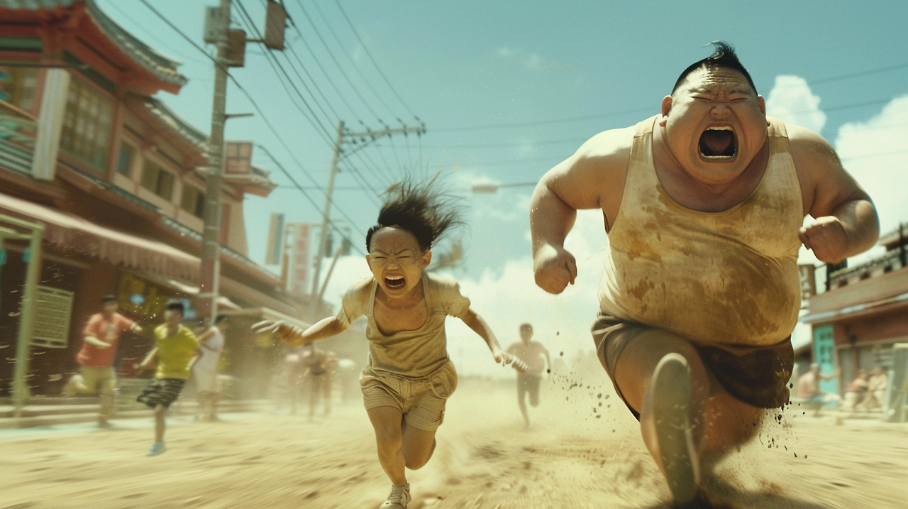 gongja6846_A_scene_of_a_giant_and_a_little_kid_running_a_race_K_eda4101f-1527-49e8-ba1a-204fc298a9f4.png