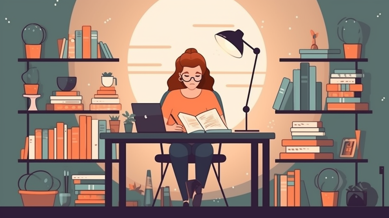 HAHAha_woman_at_the_desk_is_studying_studing_hard_flat_style_d7465bbc-27f8-4d71-ad46-00e0240ccc33.png