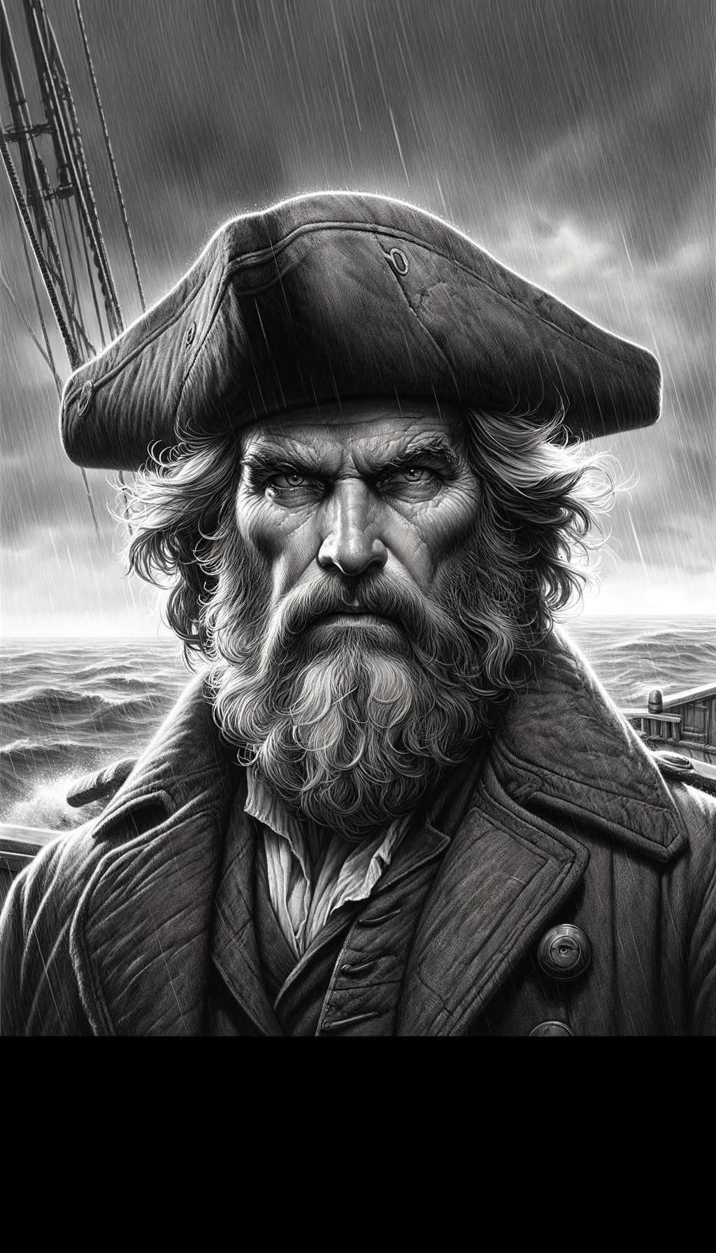 DALL·E 2023-11-19 18.00.53 - A portrait of Captain Ahab from the classic novel 'Moby-Dick'. He is depicted as a formidable and intense sea captain in his 50s, with a rugged, weath.png