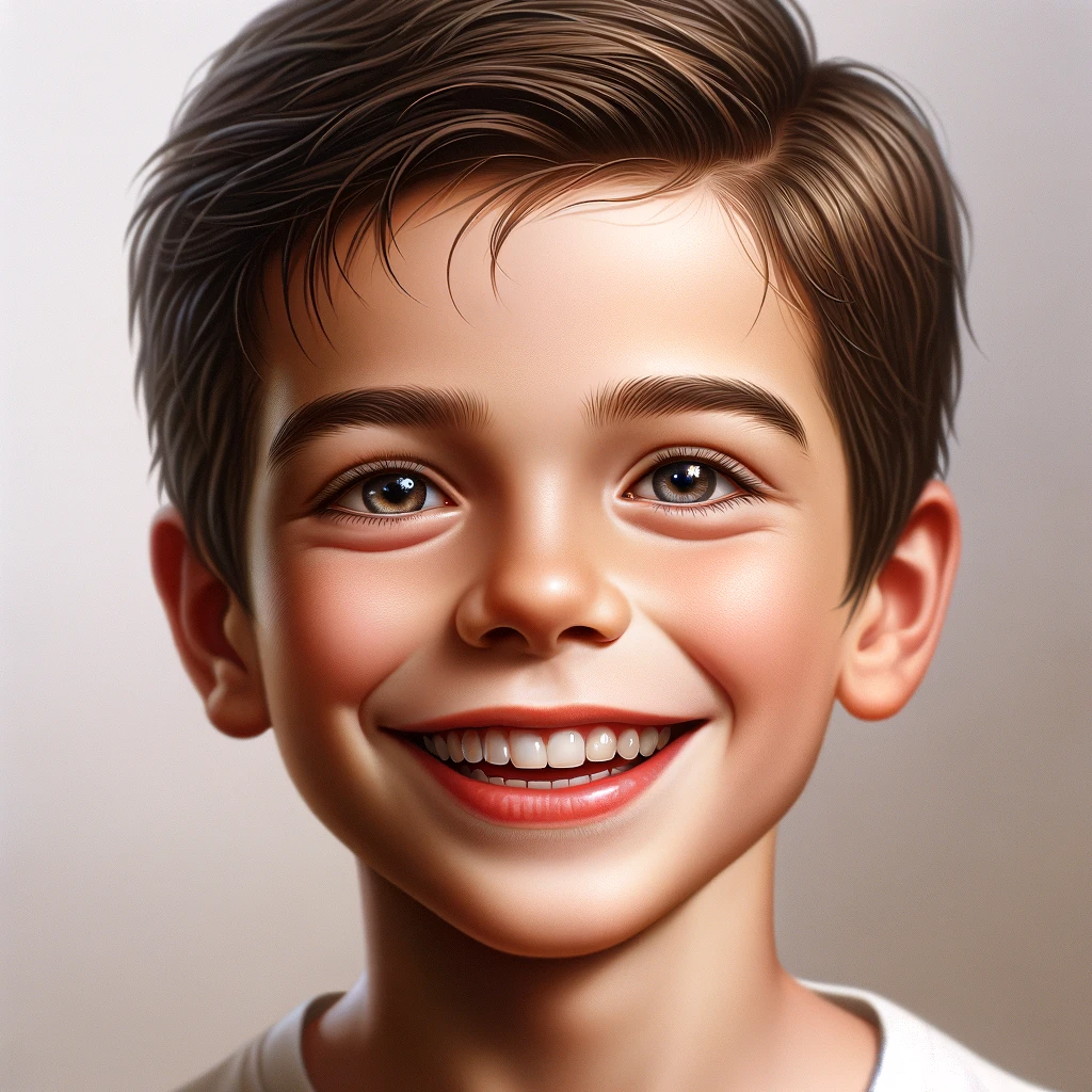 DALL·E 2024-01-17 09.33.05 - A realistic portrait of a young boy with a bright, cheerful expression. The boy has a radiant smile, sparkling eyes full of joy, and a lively, energet.png