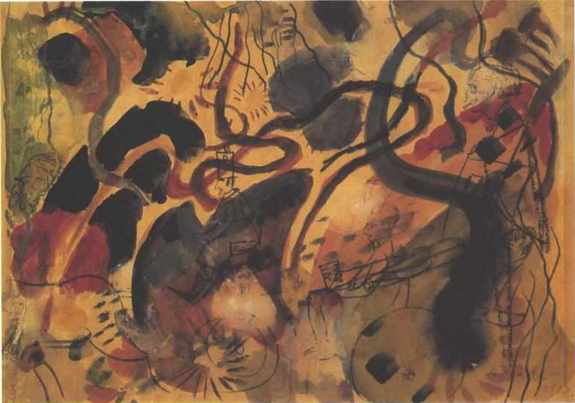 아우구스트 마케 청기사에 대한 조롱 년도 미상.png