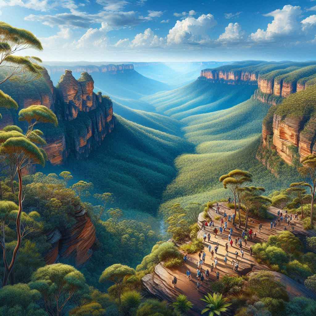 호주 블루 마운틴의 대자연 풍경.png