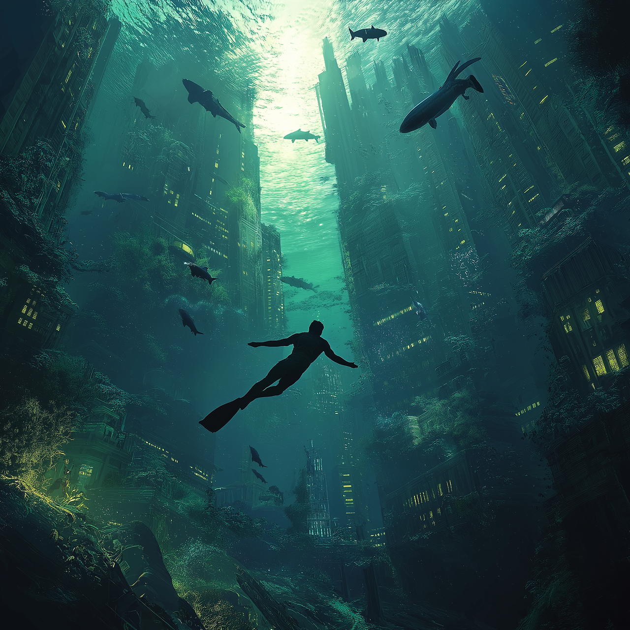 shaadj_a_man_swimming_in_the_deep_depths_of_the_ocean_seeing_un_c14dd523-5511-4d22-9629-8a98eb908840.png