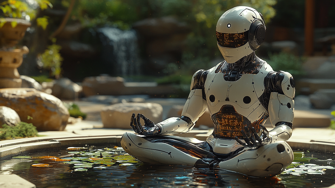 ninefire9_A_hyper-realistic_robot_in_lotus_position_meditatin_45e73a5d-0697-4a57-ad78-ebabe90294c8_1.png