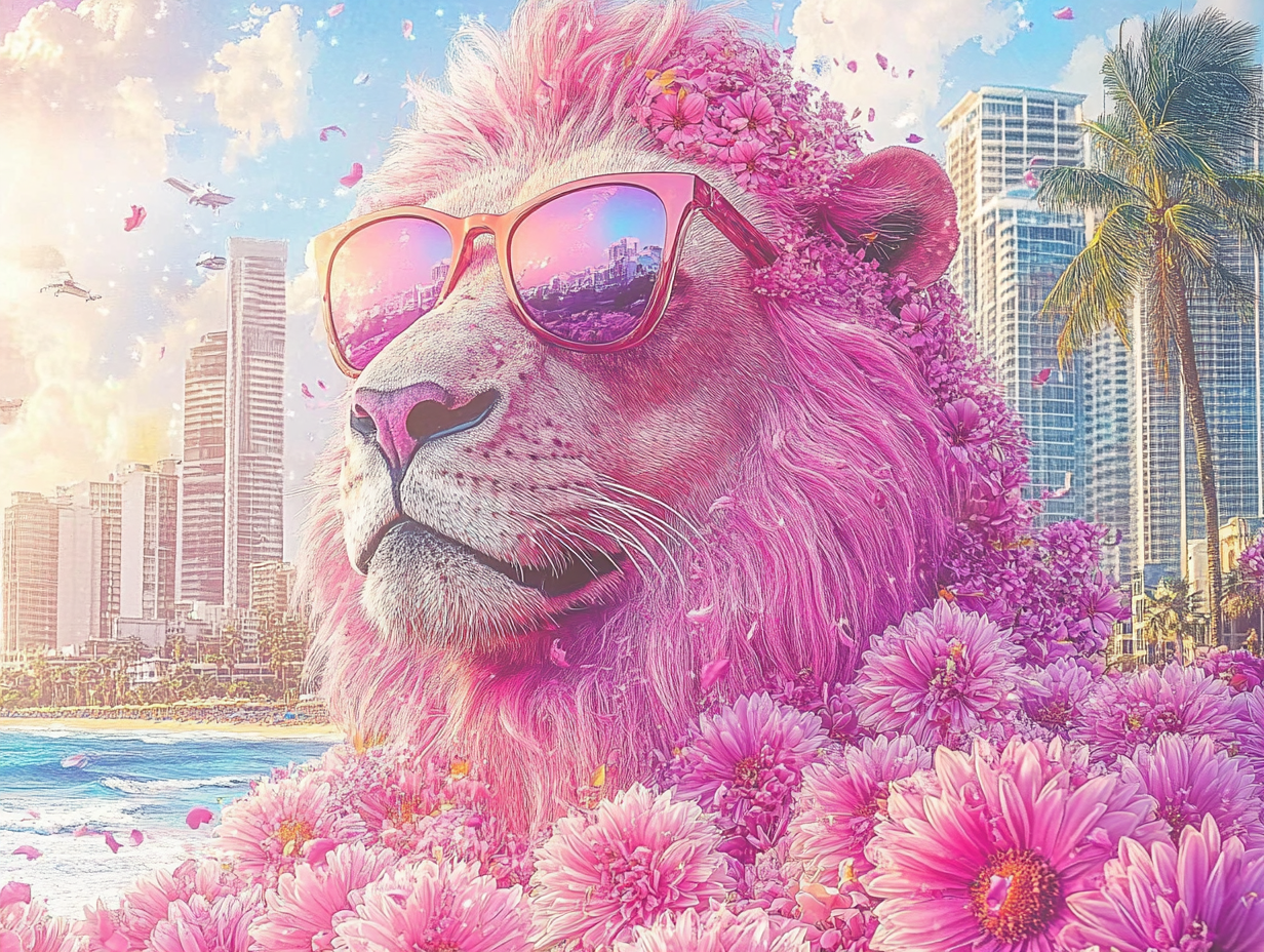 ninefire9_httpss.mj.runyvpiYkyUHDw_A_pink_lion_wearing_sungla_0ecf1a51-56f8-40f7-932b-f3680caf9e0a_2.png