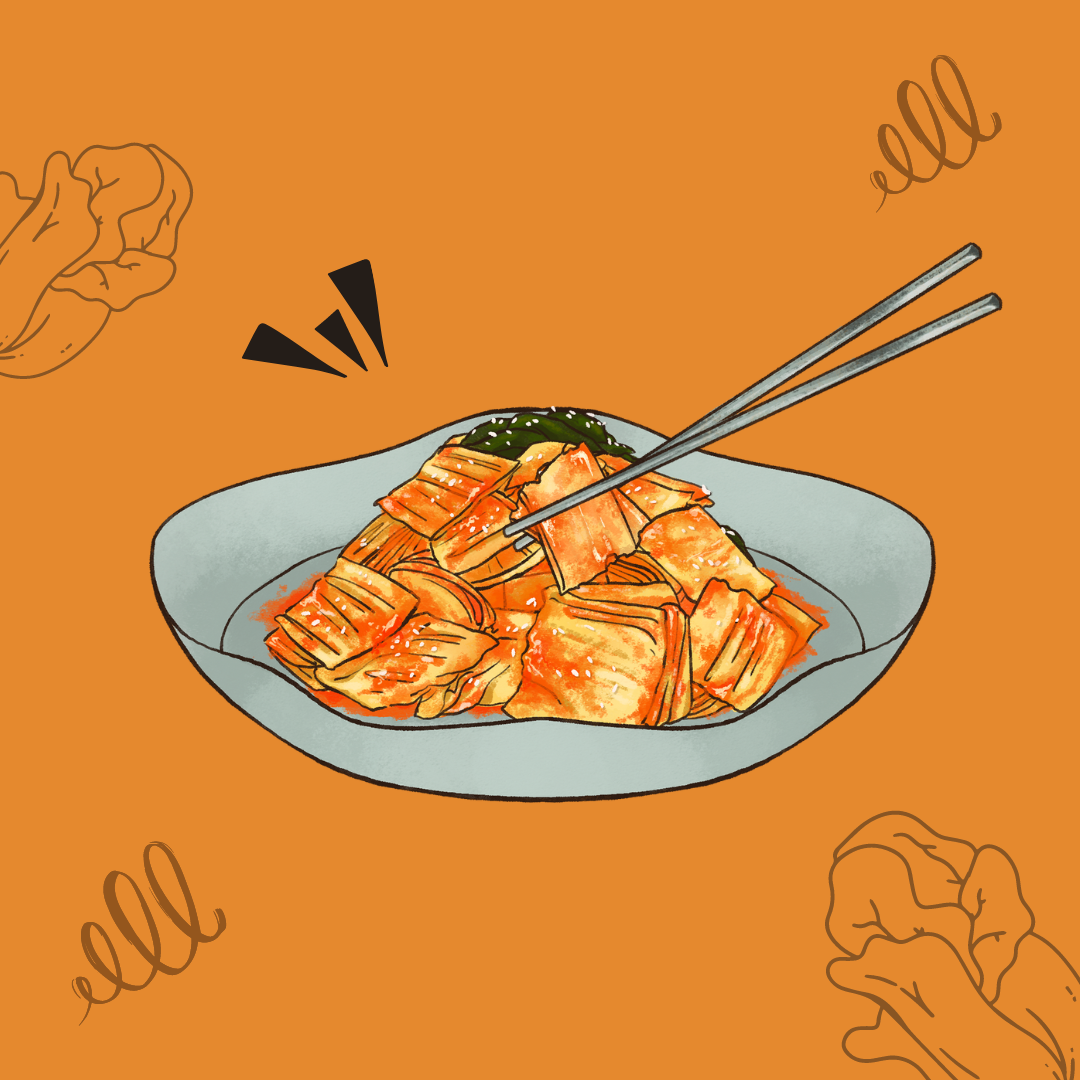 Orange Minimalist Food Korean Instagram Post.png