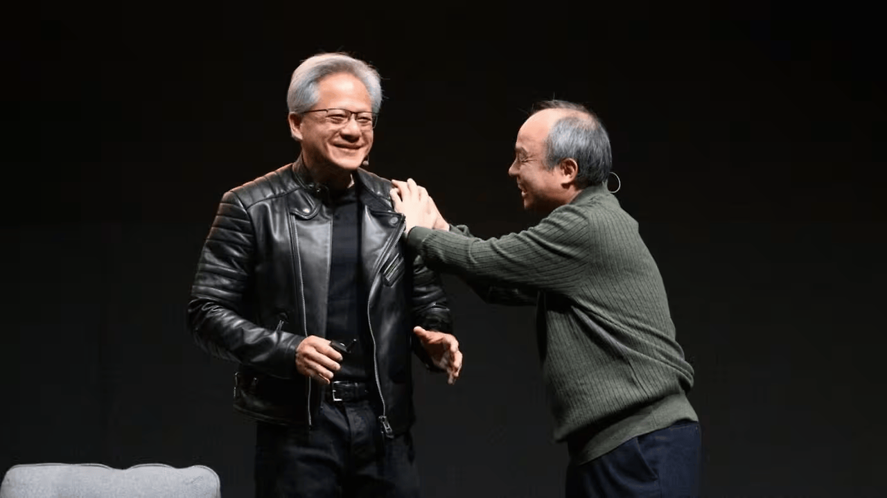 Softbank Masayoshi Son and Nvidia Jensen Huang.png