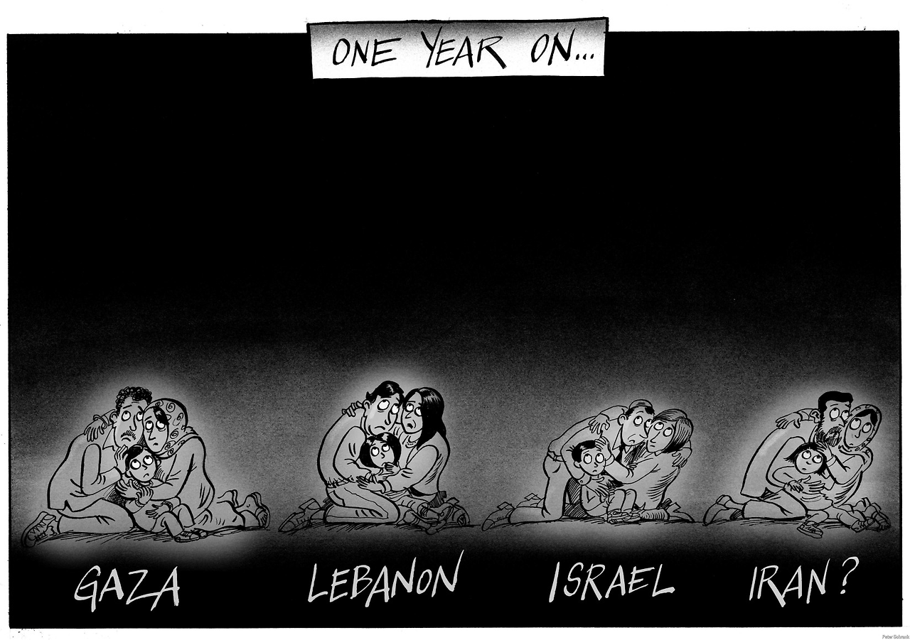 KAL 2024-10 Israel One Year In.png