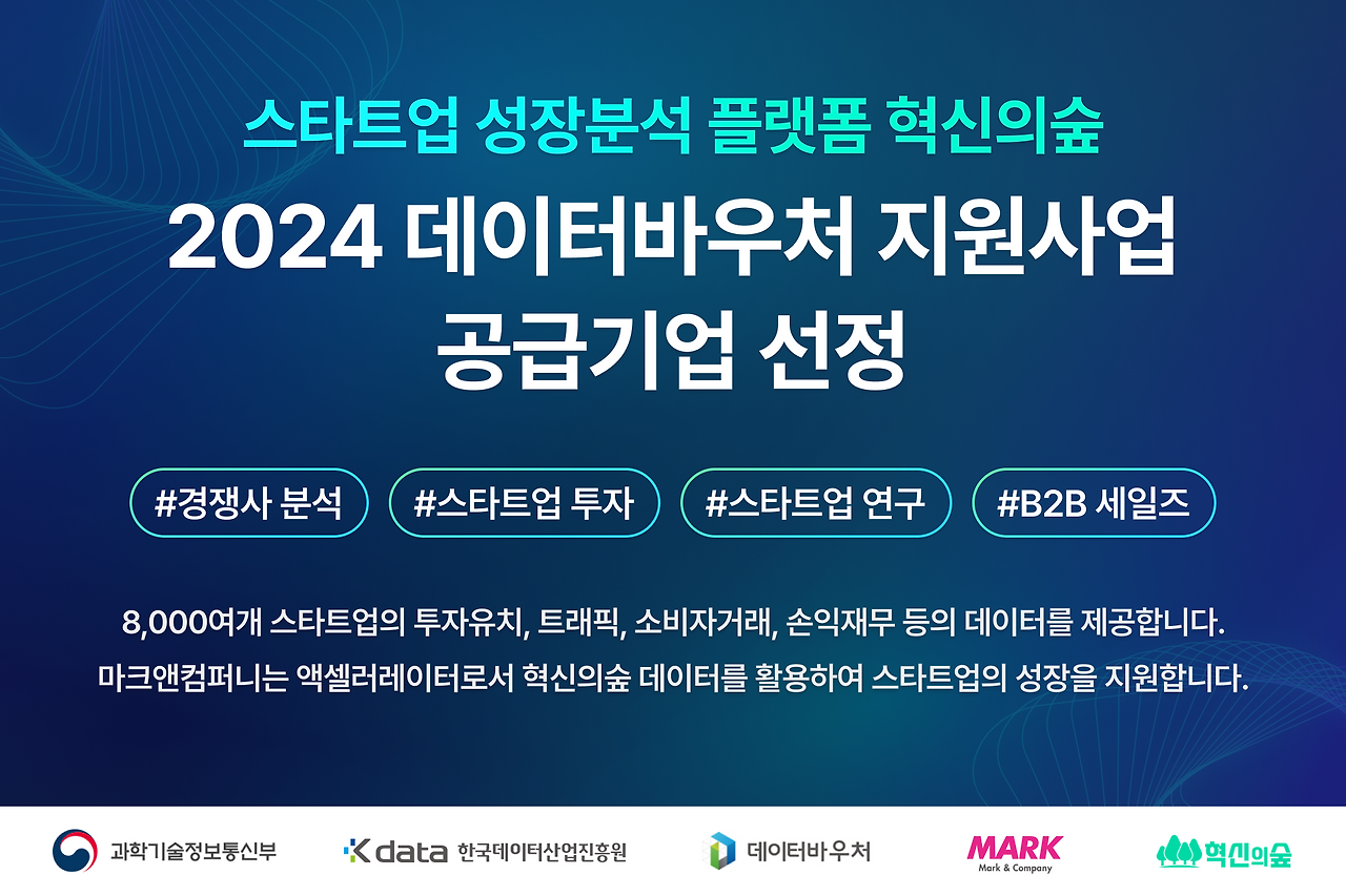 [보도자료] 혁신의숲 2024 데이터바우처 지원사업 공급기업 선정_240109.png