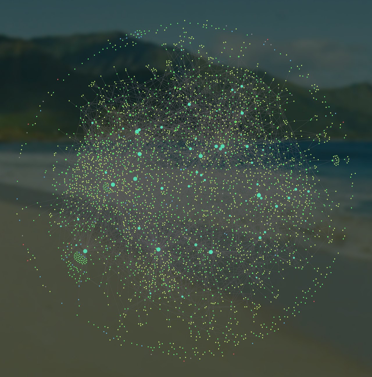 The img - 옵시디언 그래프 뷰, 지식관리 파일만 대략 2500개 by Lucy.png