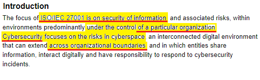 ISO27100중 introduction (CS와 IS와의 비교).png