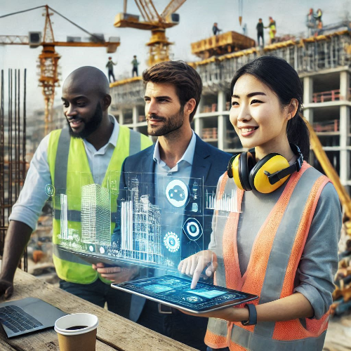 건설현장에서 AI툴을 사용하고있는 실무자.png