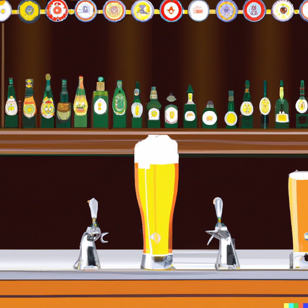 DALL·E 2023-01-15 03.11.16 - an illustration of draft beer on the bar.png