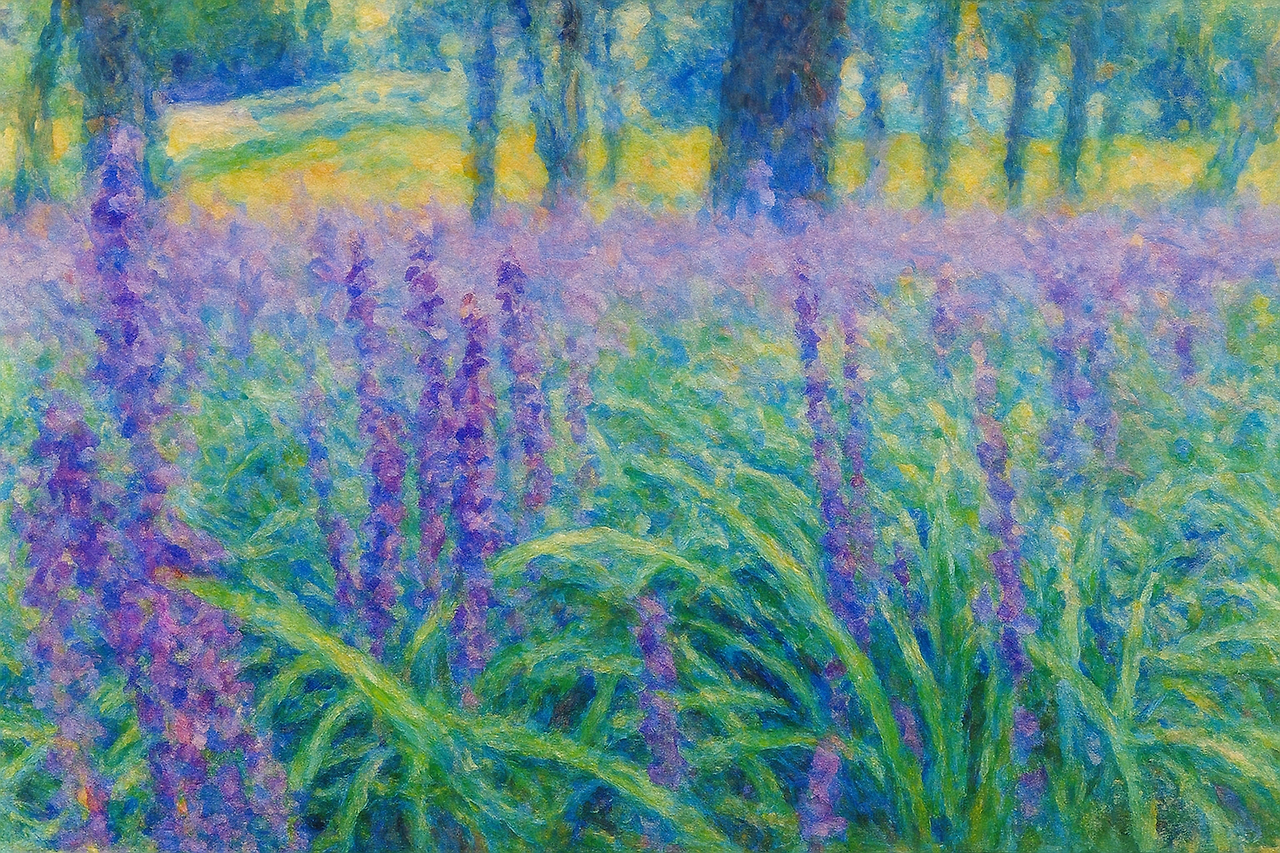 라벤더 들판의 인상파 풍경.png