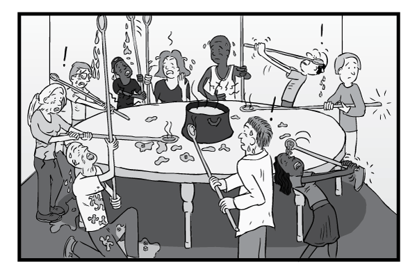 Chicago Recovery Alliance_ 'long spoons' allegory cartoons.png