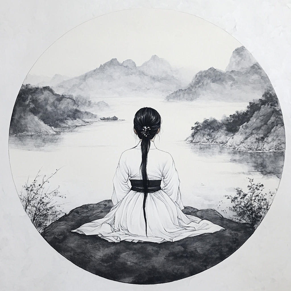 bear7__Korean_ink_painting_style_Taoist_style_woman_showing_h_bbf9c6a3-0b2c-44a0-b43b-c3c32affddcb_0.png
