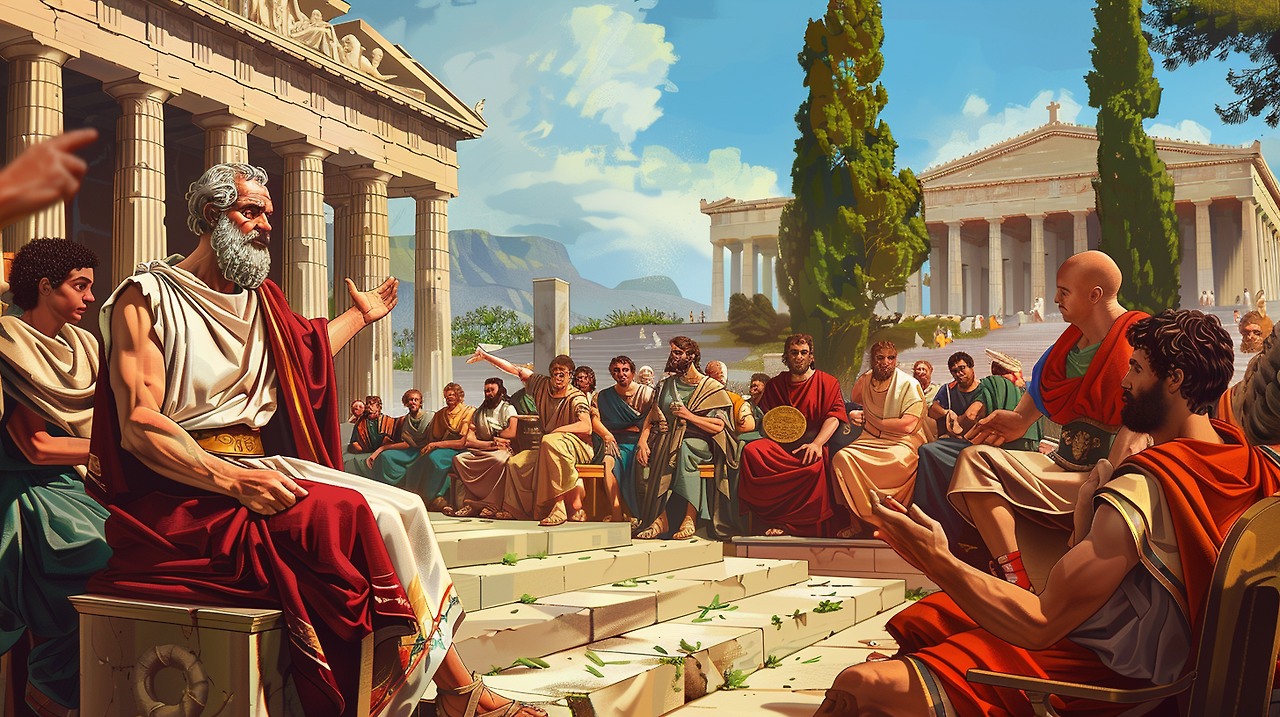 pang5950_A_detailed_historical_illustration_of_Socrates_engaged_11ef4e0c-dbba-4893-acf2-8aa08d713dc6.png