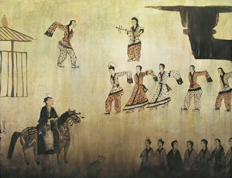 45_고고려(古高麗) 무용총 고분 벽화.png