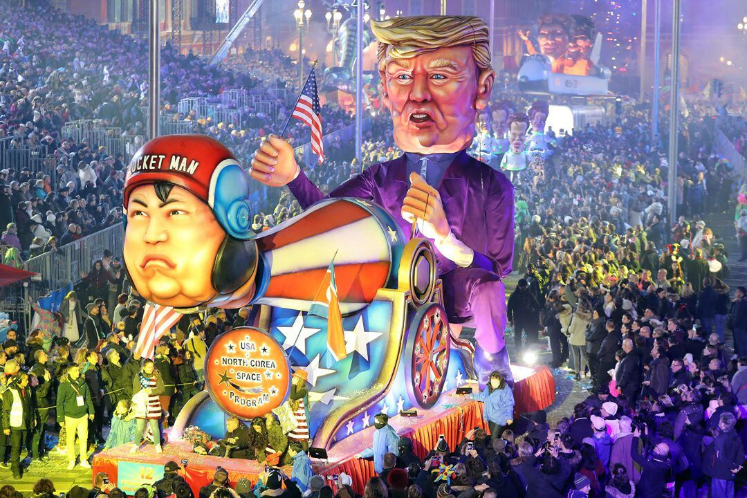 '로켓맨' 김정은과 트럼프(사진출처=외교부).png