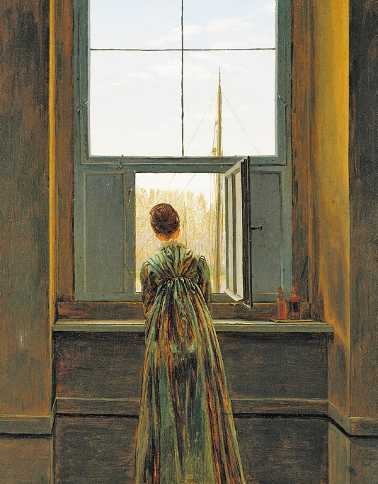 카스파 다비드 프리드리히 창가의 여인 1822.png