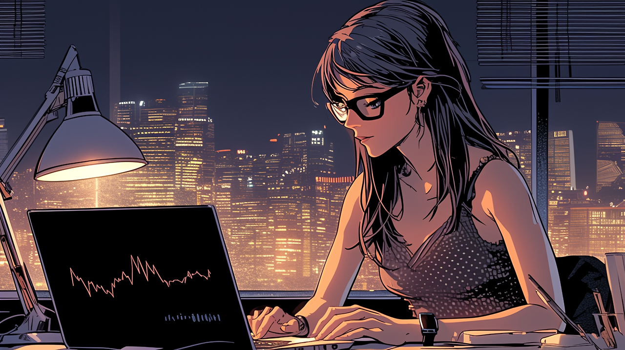 Beautiful Woman with Long Hair.png