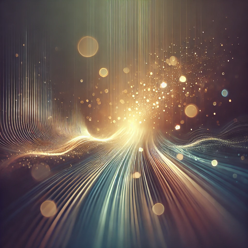 DALL·E 2025-06-06 14.44.14 - A calm and serene illustration inspired by the theme of longing and diffraction of light. The image shows soft, gentle waves of light spreading throug.png