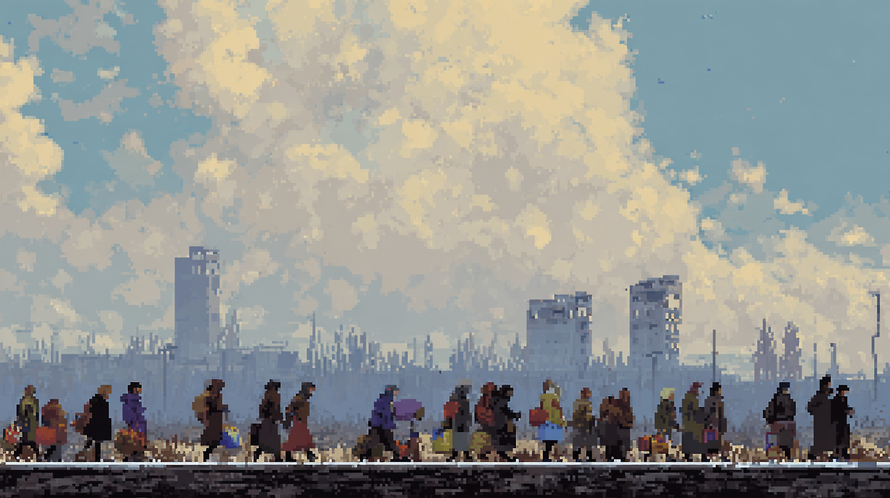 omgisitrealunjae_pixel_art_of_civilians_evacuating_Mariupol_w_3429e74b-a47b-4538-8576-17720385a3f9_2.png