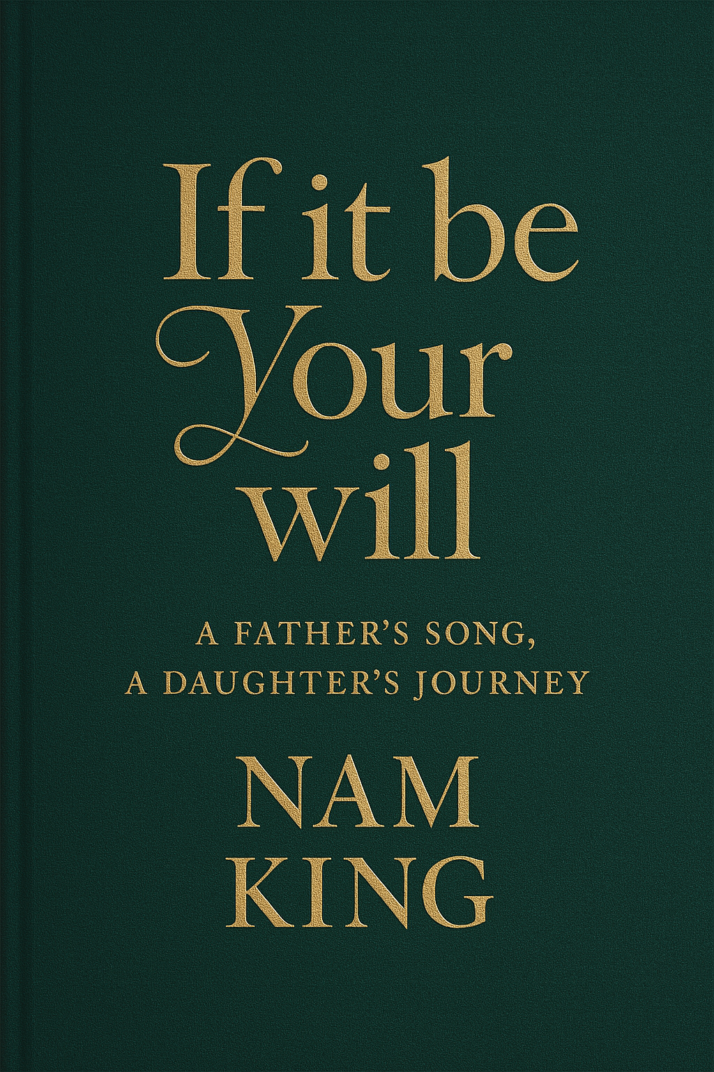 If it be Your will _ Cover 2.png