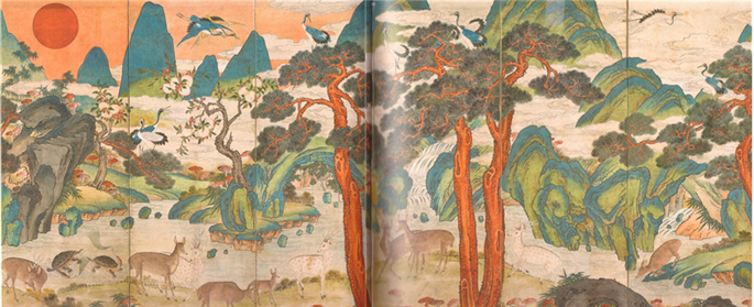 십장생도6폭(개인소장, 도 49).png