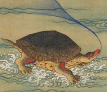 십장생도(창덕 6447) 거북 확대.png