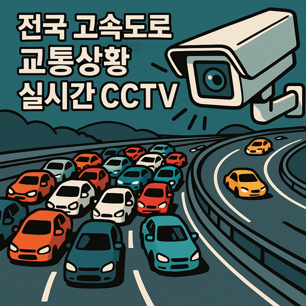 전국 고속도로 교통상황 실시간 조회 CCTV 확인.png