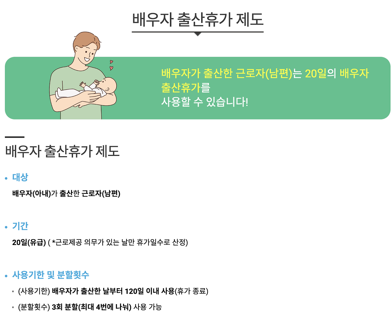 배우자 출산휴가 급여신청 기간 및 방법.png