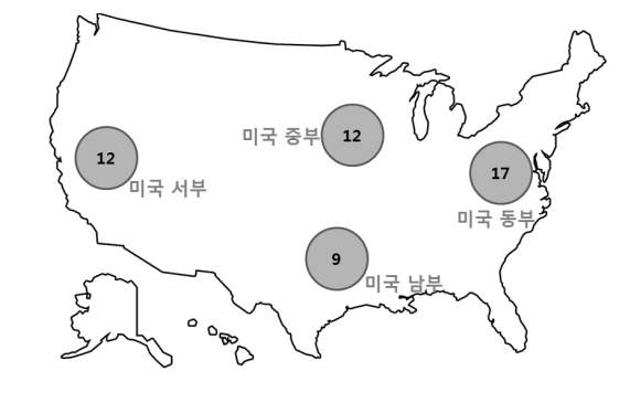 그림4-3 미국 랭킹 100위 대학 분포.png