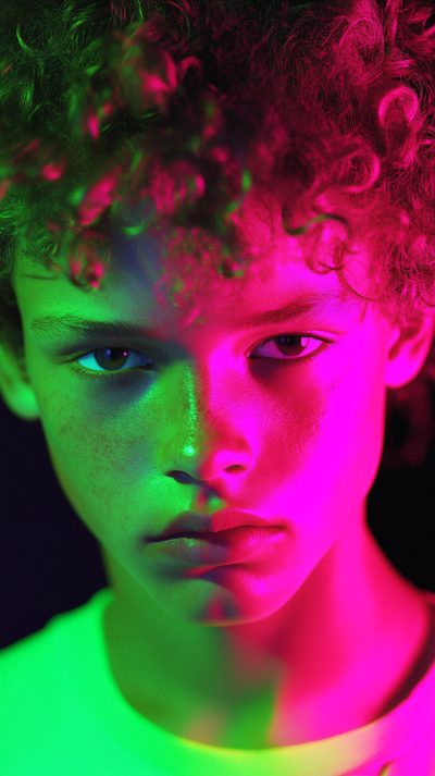 grayve314_portrait_boy_avant-garde_hot_pink_and_neon_green_hue_de676adf-ce83-4a2a-9f6d-5a7c7ebfdb15.png