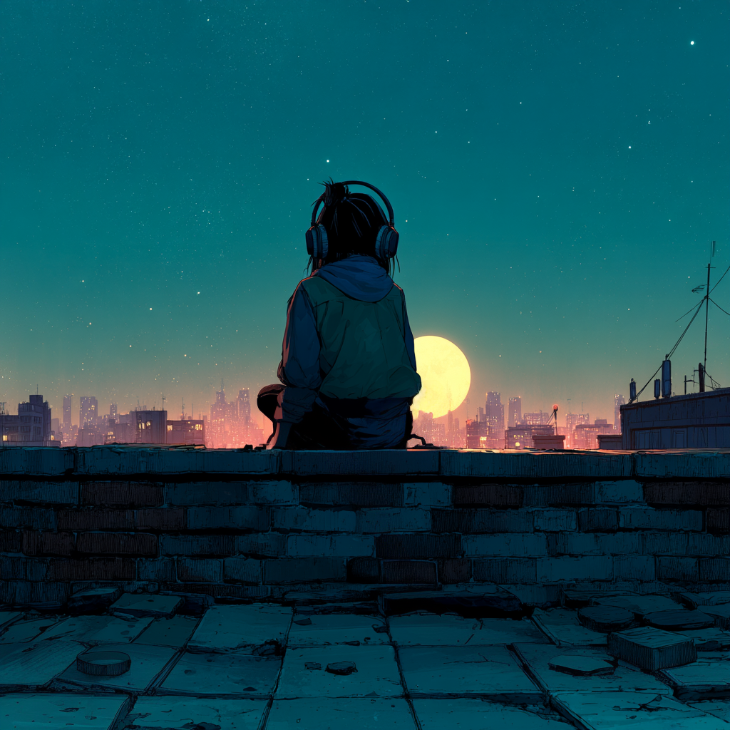 grayve314_illustration_album_cover_art_a_quiet_rooftop_at_night_93b810f8-9a63-4603-8ea2-638cdc484f32.png