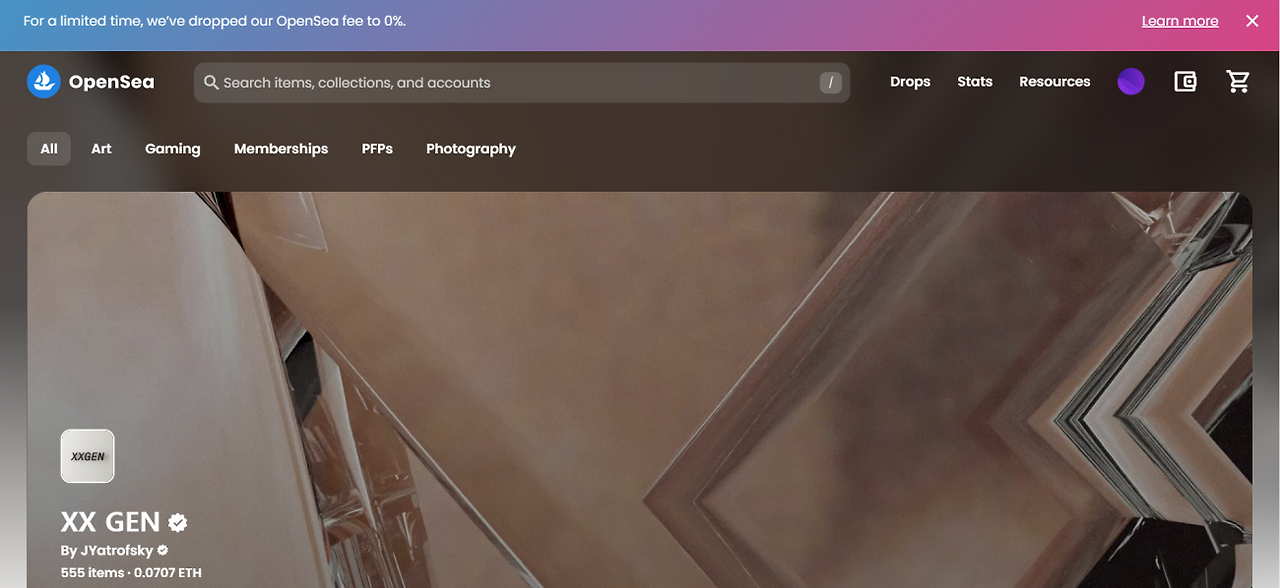 opensea fee 0% screenshot.png