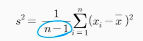 표본분산은 n-1로 나눈다..png