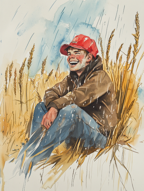 eunduu_A_sketched_young_man_in_a_vibrant_red_trapper_hat_with_e_fd12fb3f-5add-4146-9a98-3b7f8cfeee2f.png