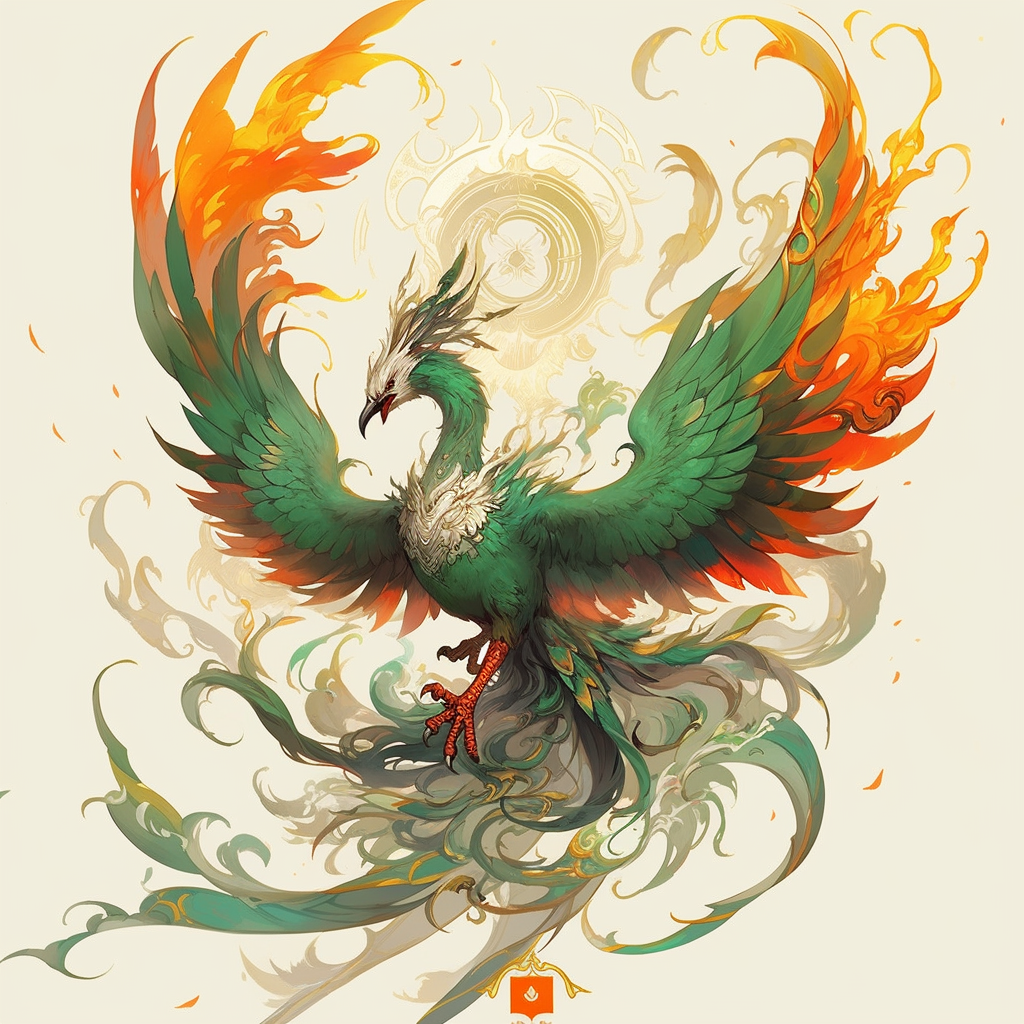 amorfati1566_Design_a_majestic_green_phoenix_rising_from_flames_0674e3b3-e580-4141-a19a-1ec6562ff363.png