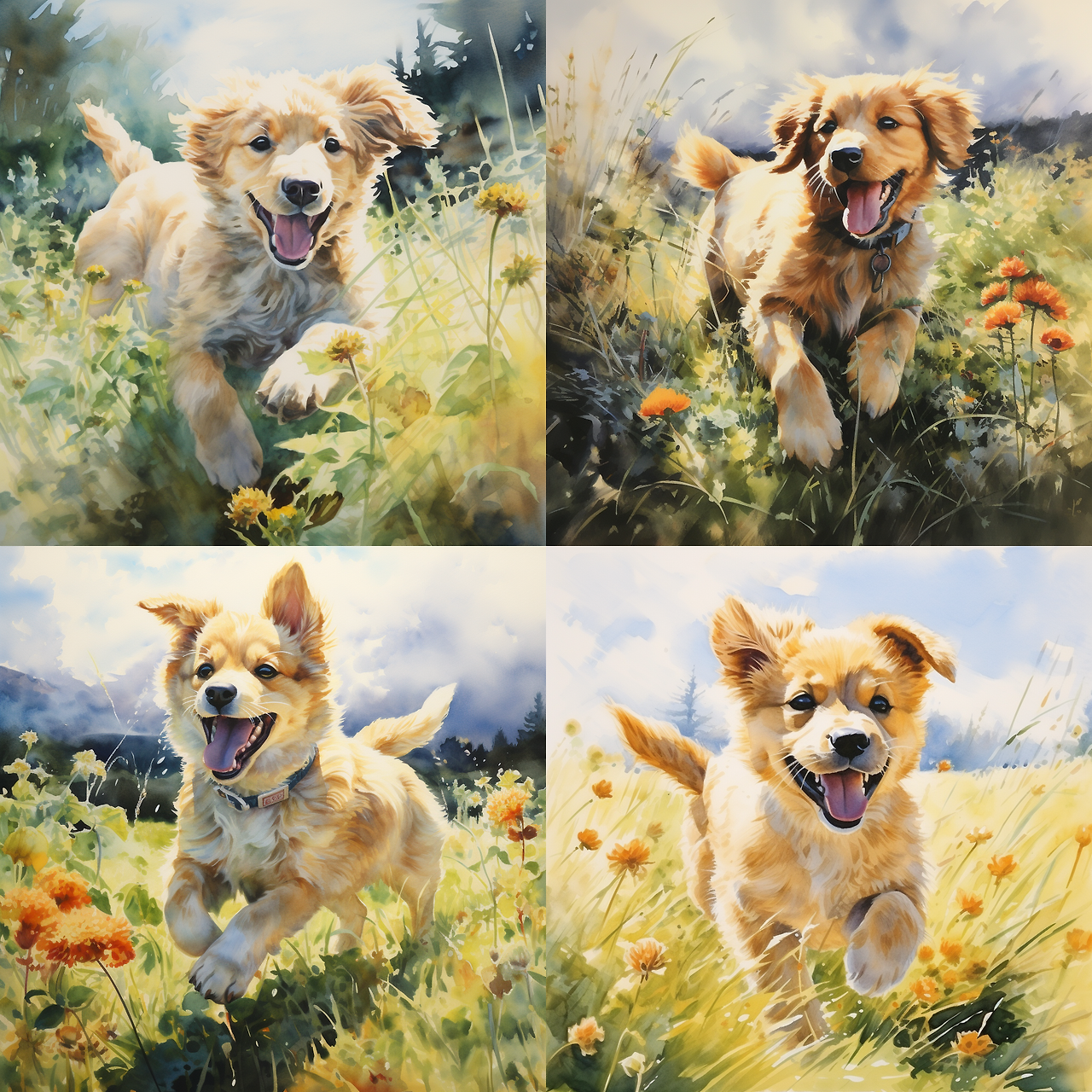 amorfati1566_A_watercolor_painting_of_a_puppy_frolicking_in_a_m_55a3cbd2-508e-4e4f-bf11-ffcd16256335.png