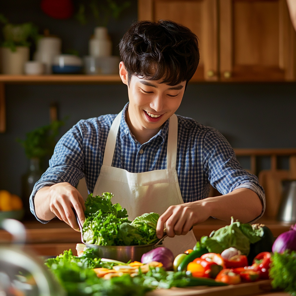 u8187823816_A_cute_Korean_man_joyfully_cooking_with_colorful__406b1c18-e909-4cc1-af84-32c2df44e153_0.png