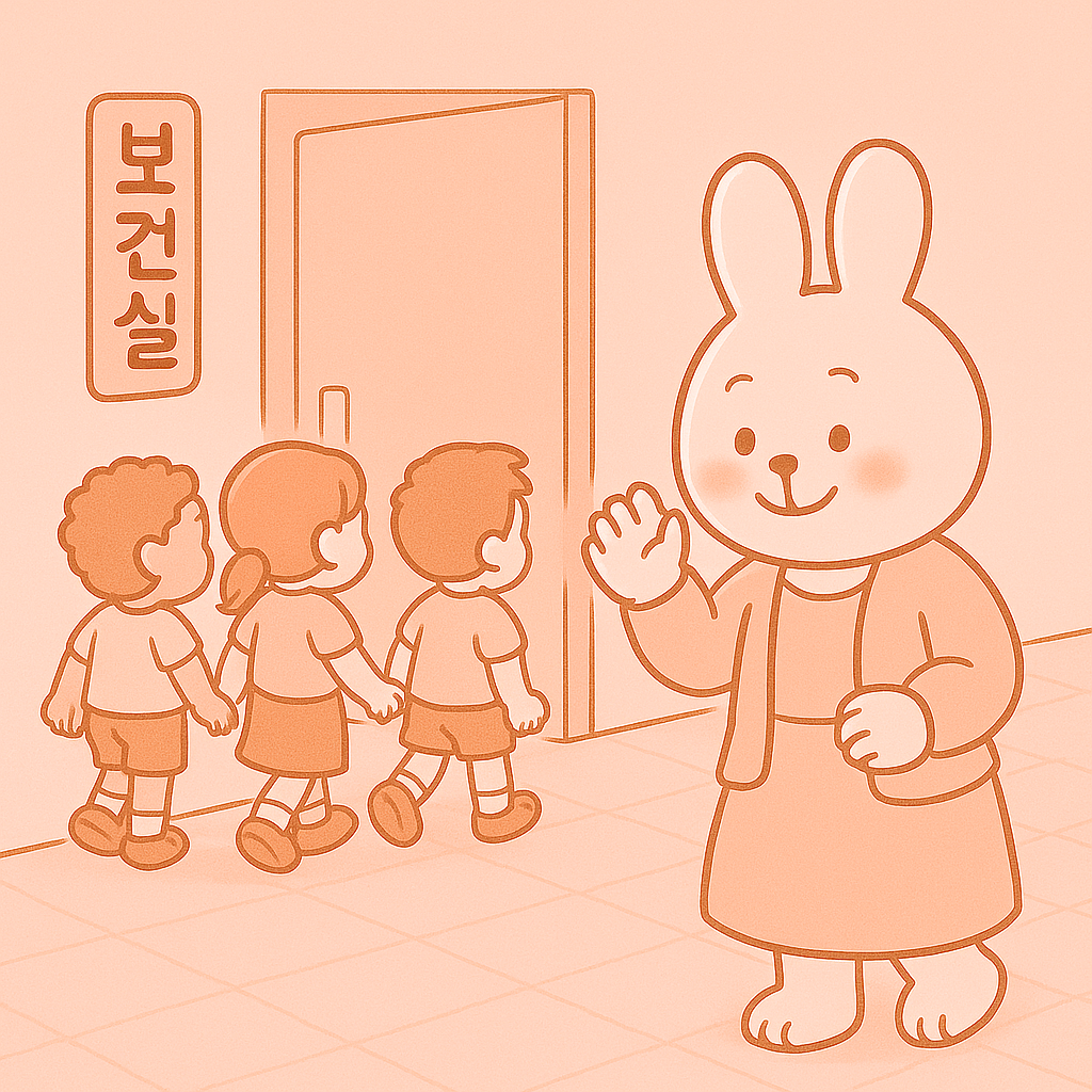 보건실을 떠나는 아이들.png